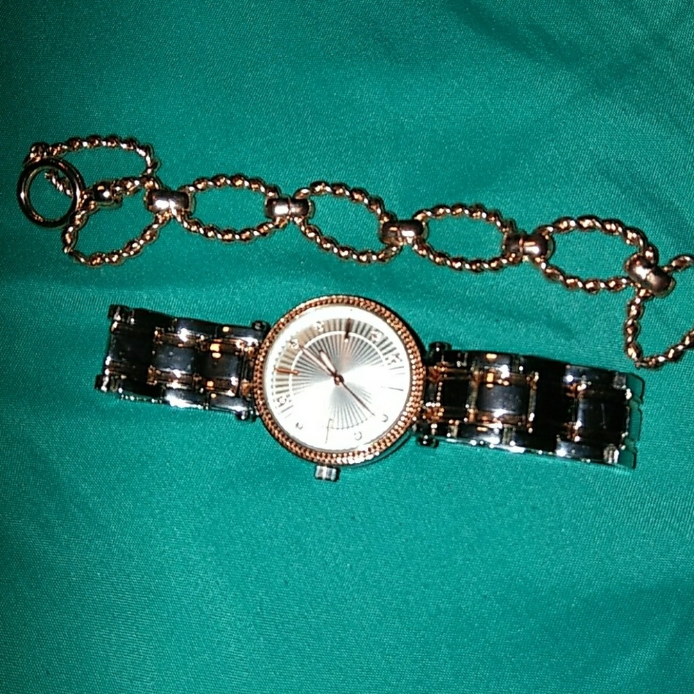 Watch and braclet set.